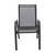 Scaun gradina DacEnergy©, material metal si textilen, usor de intretinut, rezistent la uv, 73 x 54 x 92 cm, negru - - Roveli