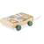 ​Jucarie de tras, din lemn, cu blocuri, numeroase forme, culori, abilitati motorii fine, Montessori, cu snur, 20, 5 x 17, 5 x 6 cm - - Roveli