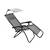 Scaun gradina DacEnergy©, structura metalica, tapiteria din textilen, cu protectie solara, pliant, spatar reglabil, 173 x 109 cm, gri - 2- Roveli