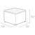 Set mobilier gradina DacEnergy©, polipropilena, masa 2 fotolii si o canapea cu perne, 4 persoane, spatiu depozitare, 55.5 x 55.5 x 38.5 cm, grafit - 3- Roveli