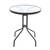 Set mobilier gradina DacEnergy©, realizat din metal si ratan sintetic, masa rotunda si doua scaune, 60 x 60 x 70 cm, culoare maro - 3- Roveli
