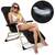 ​Sezlong de gradina pliabil cu perna DacEnergy©, usor de curatat, rezistent, protectie anti-alunecare pe picioare, reglare suport pentru picioare in 3 trepte, 98 x 95 x 60 cm, bej si negru - 4- Roveli
