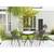 Set mobilier gradina DacEnergy©, realizat din metal si ratan sintetic, masa rotunda si doua scaune, 60 x 60 x 70 cm, culoare maro - 4- Roveli