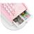 ​Set casa de marcat fetite , din lemn, numeroase monede si bancnote, carduri de plata, competente sociale, 18 x 18 x 16 cm, roz - 5- Roveli