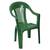 Set mobilier gradina DacEnergy©, fabricat din polipropilena, masa ovala si patru scaune, rezistent la umiditate si UV, 140 x 70 x 70 cm, verde - 2- Roveli