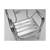 ​Set gradina DacEnergy©, realizat din otel inoxidabil, o masa rotunda, fixa, 2 scaune, interior / exterior, diametru de 70 cm, intretinere usoara, argintiu - 2- Roveli
