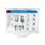 Aer conditionat portabil, 5 in1,  raceste, uscare, ventilatie, mod noapte, mod auto, aplicatia Tuya, Wi-Fi, afisaj LCD si panou de control tactil, functia de pornire automata, include garnitura de fereastra, 2900 W - 14- Roveli