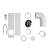 ​Aparat aer conditionat portabil, racire, auto ,ventilatie si dezumidiﬁcare, functie fresh, Sleep, Follow Me, 9000 BTU, A, alb - 3- Roveli