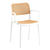 Scaun, stivuibil, alb / bej, RAVID Tip 2 - - Roveli