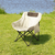 Scaun camping, bej / negru, URAO - 6- Roveli
