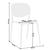 Scaun stivuibil, alb, FEDRA NEW - 6- Roveli