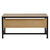 Birou, stejar/negru, 120x80 cm, KILIS NEW - 3- Roveli