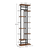 Suport de flori, negru/lemn rustic, LEDOR TIP 4 - 7- Roveli