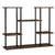 Suport pentru flori metalic, negru/lemn rustic, LEDER - 3- Roveli