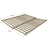 Suport pentru saltea, 160x200 cm, FLEX 3 ZONE - 2- Roveli
