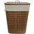 Cos de rufe, bambus si captuseala din bumbac, poliester, partea de jos din MDF, 66 L, 40 x 30 x 57 cm, natur - - Roveli