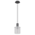 Suspensie, realizata din metal, un abajur din sticla satinata, 180 x 1500 mm, IP20, o sursa cu soclu E27, gri - 3- Roveli