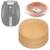 ​Set hartie de copt pentru friteuza, sigure si practice, unica folosinta, diametrul inferior 16 cm, inaltime 4,5 cm, 20 buc, maro - 6- Roveli