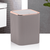 Cos de gunoi, realizat din plastic, forma dreptunghiulara, design modern si elegant, 5 L, 18 x 18 x 22.5 cm, culoarea maro si roz - 2- Roveli