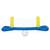 ​Poarta de volei gonflabila pentru piscina Bestway, material PVC, minge, plasa durabila, 252 x 64 cm, galben si albastru - - Roveli