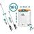 ​Pompa de stropit cu acumulator, plumb-acid, 12 V, 8 Ah, 4 duze diferite, presiune maxima 5,5 bar, debit maxim 3,1 l/min, timp de lucru 3-4 ore, 45 x 36 x 17 cm, 16 l - 9- Roveli