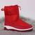 Cizme de dama, din fas, imblanite, cu talpa cusuta LL-25-RED, Culoare (12): Rosu, Marime (12): 39* - 3- Roveli