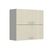 Dulap superior, crem extra lucios/gri, PRADO 80 GU-72 - - Roveli
