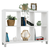 Dulap biblioraft, alb, TOFI 4 NEW - 2- Roveli