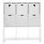 Dulap biblioraft, alb, TOFI 5 NEW - 9- Roveli