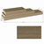 Poliţă 80x25 din MDF, stejar trufă, GANA FY 11044-4 - 2- Roveli