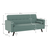 Canapea extensibilă, material verde-mentol, OTISA - 3- Roveli