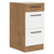 Cabinet inferior, alb extra lucios HG/stejar Lancelot, VEGA D40 3S BB - - Roveli