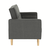 Canapea extensibilă, material gri, OTISA - 5- Roveli