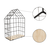 Set de 3 rafturi, natural/negru, AZURI - 9- Roveli