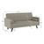 Canapea extensibilă, material gri-maro taupe, OTISA - 3- Roveli