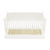 Pat cu pat suplimentar, lemn de pin, alb, 90x200, GLAMIS - 9- Roveli
