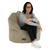 Fotoliu tip sac, material textil maro deschis, ALMERO - - Roveli