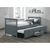 Pat cu un pat suplimentar, 90x200, gri, AUSTIN NEW - 3- Roveli