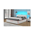 Pat matrimonial cu RGB LED iluminare, alb, 180x200, JADA NEW - 2- Roveli