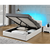 Pat matrimonial cu RGB LED iluminare, alb, 180x200, JADA NEW - 4- Roveli