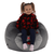 Fotoliu tip sac, material textil gri, BABY TIPUL 1 - 6- Roveli