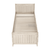 Pat cu pat suplimentar, alb antic, 90x200, ANTIKO - 3- Roveli