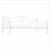 Pat metalic, alb, 90x200, DAINA - - Roveli