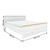 Pat Z2 160x200, stejar craft auriu / stejar craft alb, SUDBURY - 3- Roveli