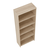 Dulap biblioraft, stejar sonoma, JOHAN 2 NEW 04 - 6- Roveli