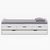Pat cu pat suplimentar extensibil, alb, lemn masiv, 90x200, MARINELLA NEW - 3- Roveli