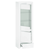 Vitrina 1D1W1S, alb lucios, LINDY - 4- Roveli