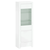 Vitrina 1D1W1S, alb lucios, LINDY - - Roveli