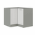 Cabinet inferior, alb extra lucios/gri, PRADO 90/90 DN BB - - Roveli