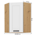 Dulap superior, de colţ, alb/stejar artizan, LULA 58x58 GN-90 1F - 2- Roveli